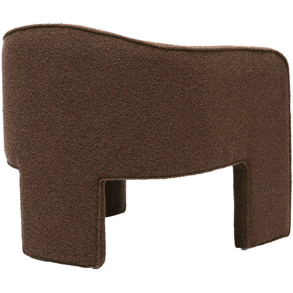Home Fashion Marla Boucle Chair Chocolate Brown