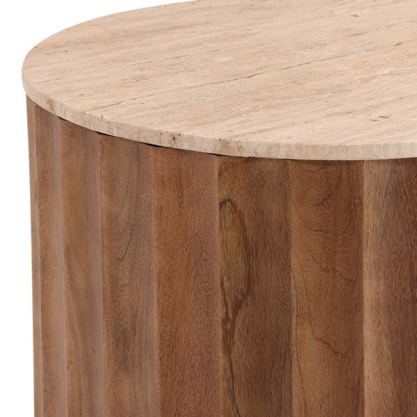 Home Fashion Milburn End Table Brown