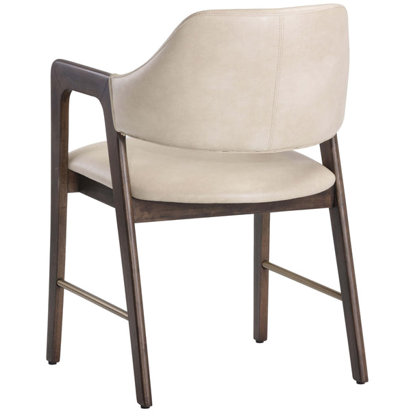 Home Fashion Milton Arm Chair Bravo Cream Set Of 2