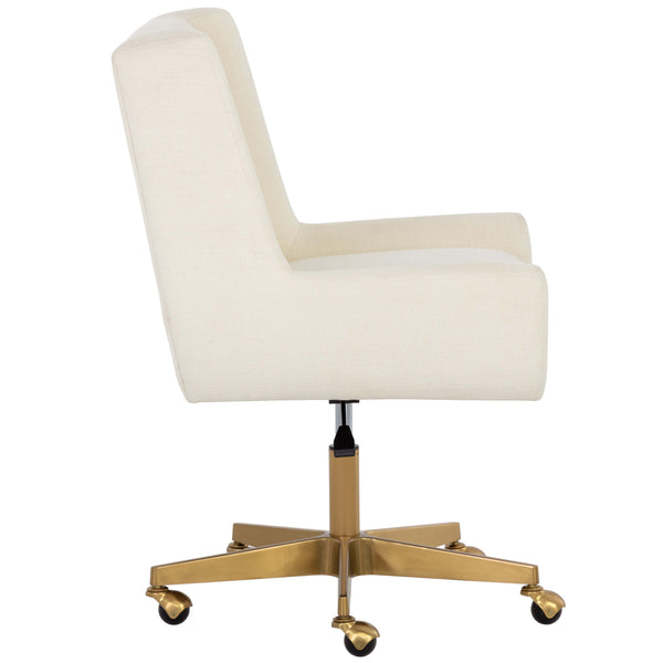 Home Fashion Mirian Office Chair Zenith Alabaster