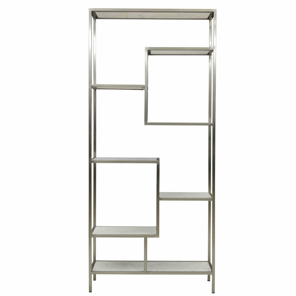 Home Fashion Monroe Bookcase Antique Nickel