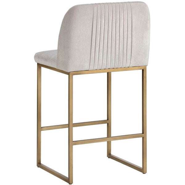 Home Fashion Nevin Counter Stool Polo Club Muslin
