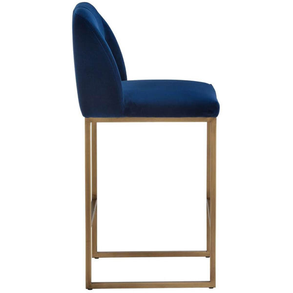 Home Fashion Nevin Counter Stool Sapphire Blue