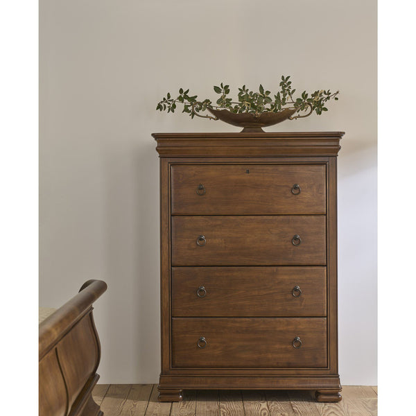 Home Fashion New Lou 4 Drawer Chest Cognac