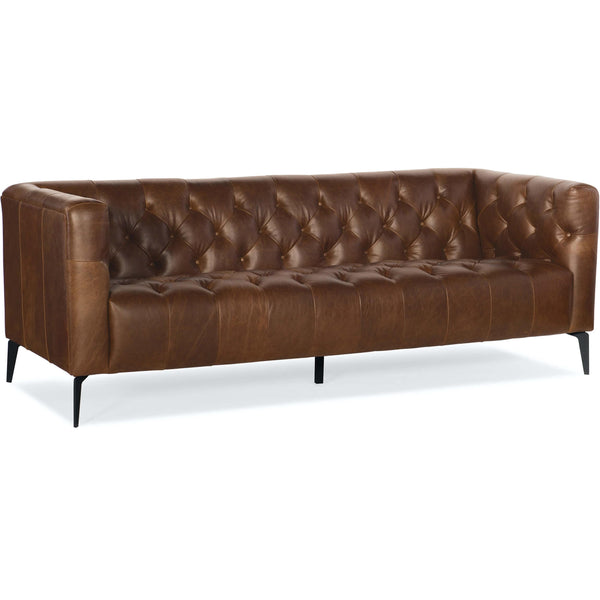 home fashion Nicolla Leather Sofa Saddlebag Lodge