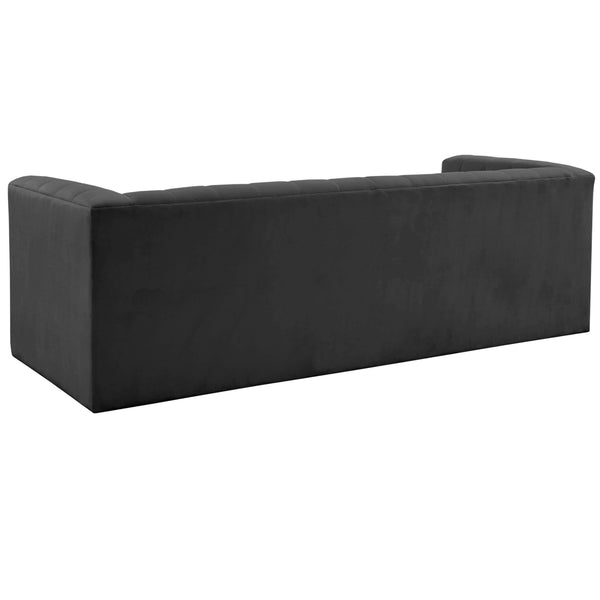 Home Fashion Norah Velvet Sofa Black