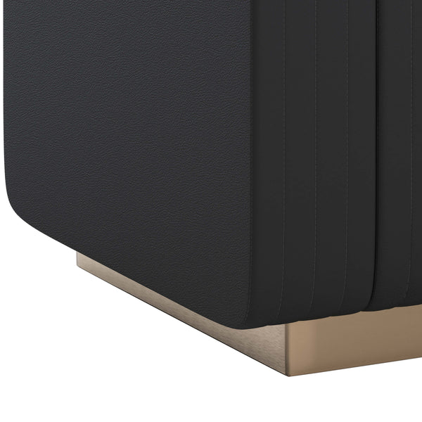 Home Fashion Odette Bench Maven Black