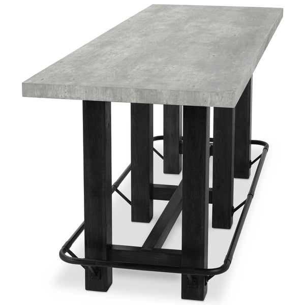 Home Fashion Ojai Counter Table Antique Gray/Black