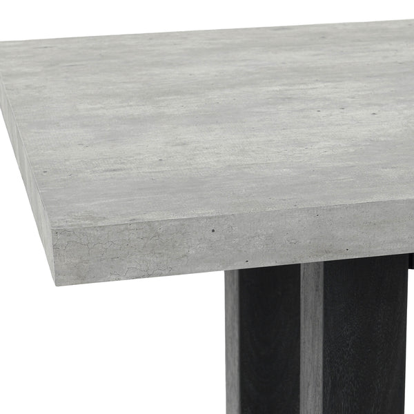 Home Fashion Ojai Counter Table Antique Gray/Black