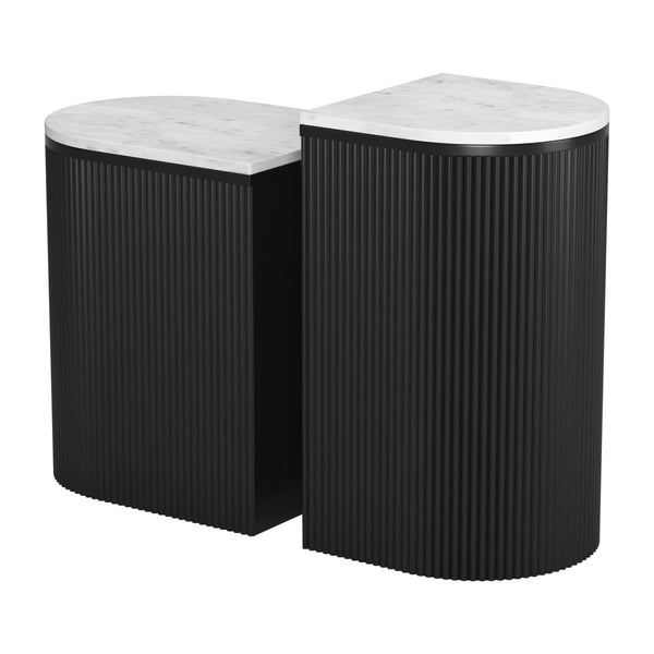 Home Fashion Ormara Side Table Set White