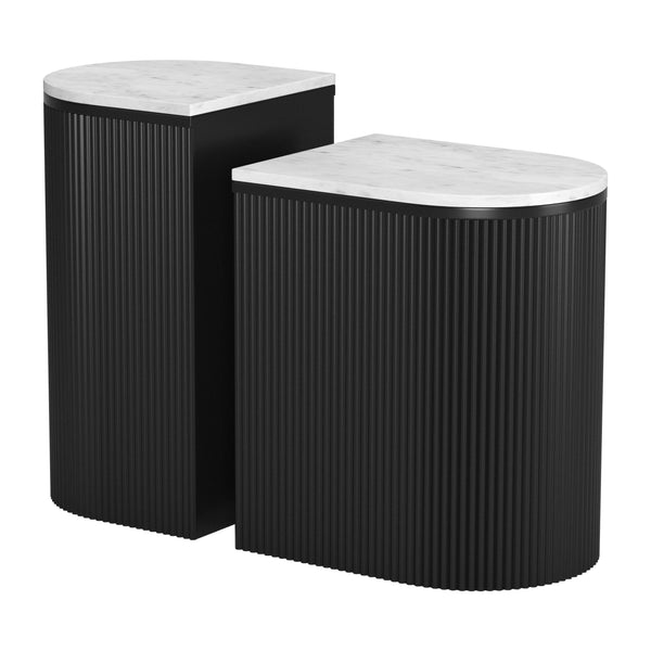 Home Fashion Ormara Side Table Set White