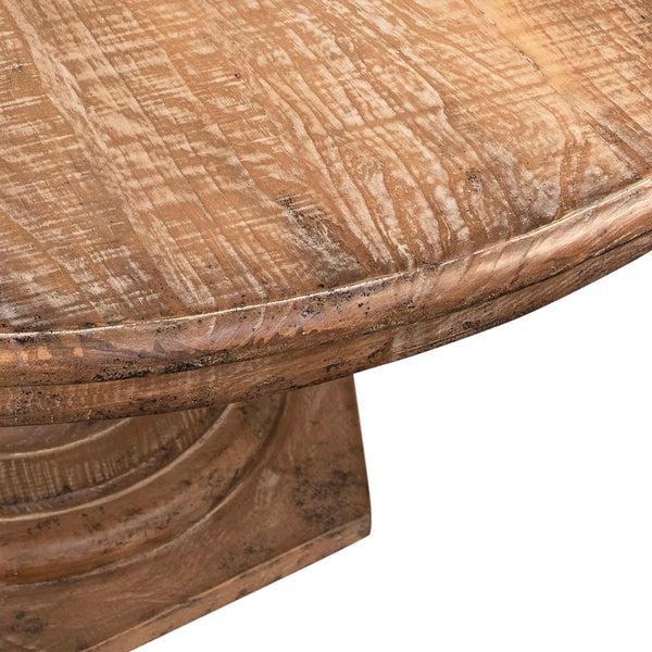 Home Fashion Padilla Round Dining Table Natural
