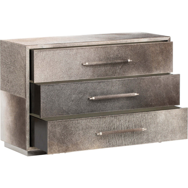 Home Fashion Parkin Cowhide Chest