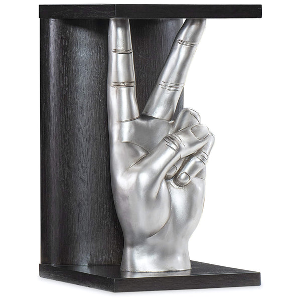 home fashion Peace Accent Table Black/Silver