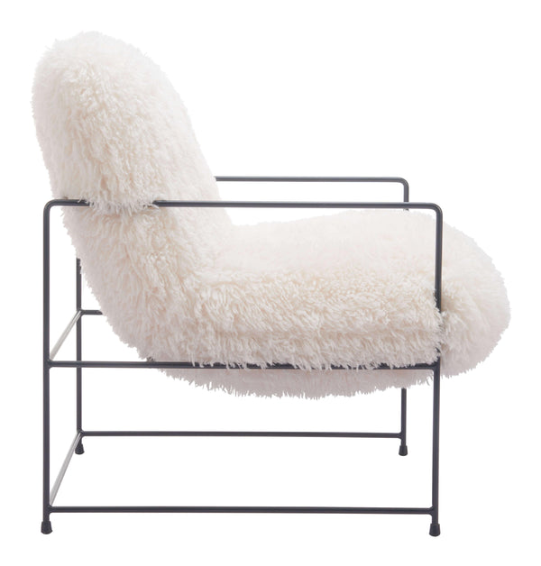 Home Fashion Pelut Chair White