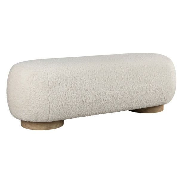home fashion Portola Bench Arctic Cloud