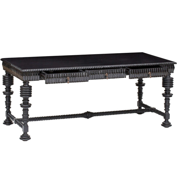 Home Fashion Portuguese Desk Black
