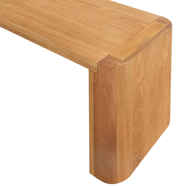 Home Fashion Post Dining Bench Natural