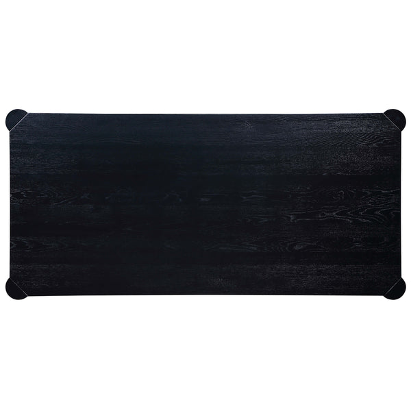 Home Fashion Post Dining Table Black