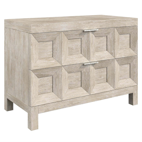 home fashion Prado Coffered Nightstand Wide