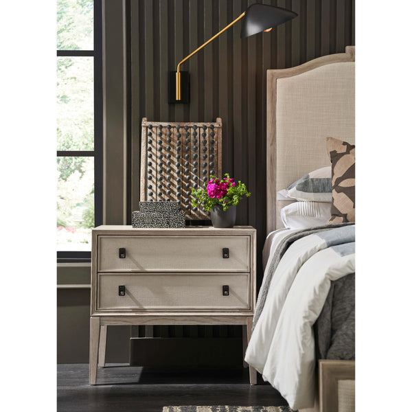 Home Fashion Presley Nightstand Rolling Fog