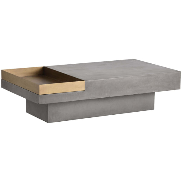 home fashion Quill Rectangular Coffee Table Grey