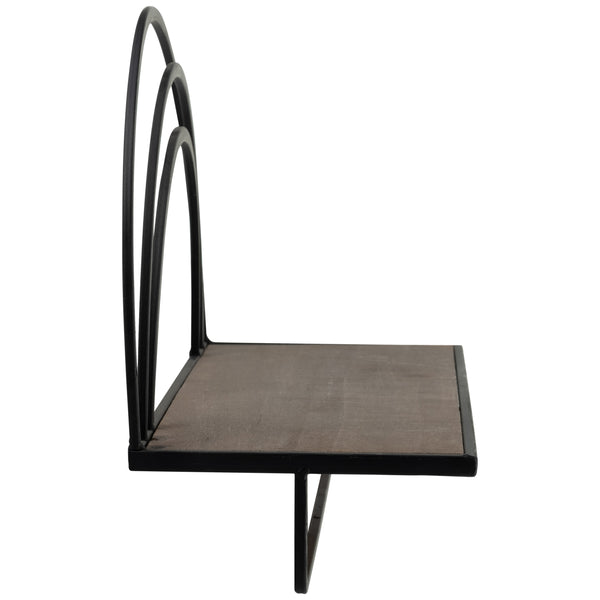 Home Fashion Rainbow Style Shelves Brown/Black