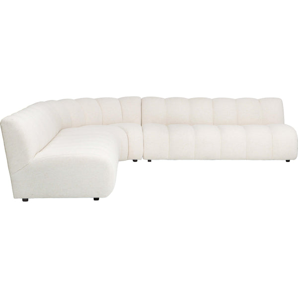 Home Fashion Renzo Armless Sectional Nomad Snow