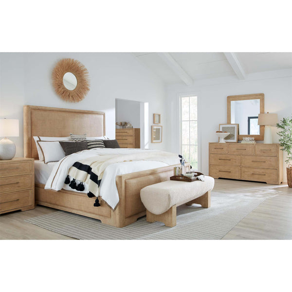 Home Fashion Retreat 3 Drawer Nightstand Dune