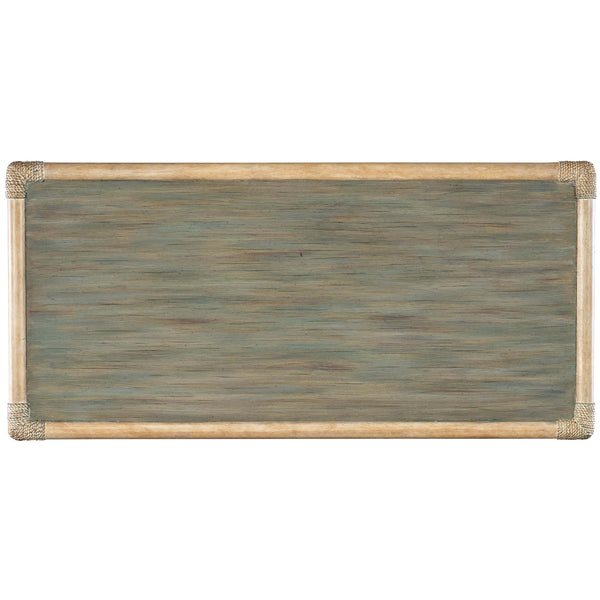 Home Fashion Retreat Pole Rattan Chest Seagrass