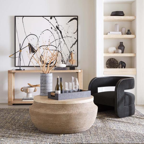 Home Fashion Retreat Round Cocktail Table