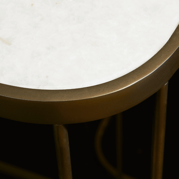 Home Fashion Retro Nesting Tables Set Of 2