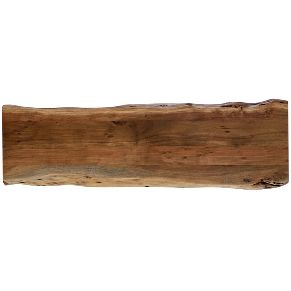 Home Fashion Ridge Bench Natural