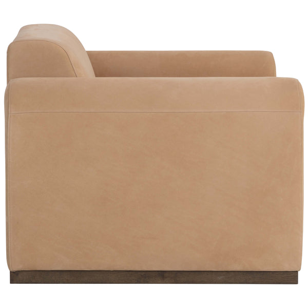 Home Fashion Romer Leather Chair Nubuck Tan