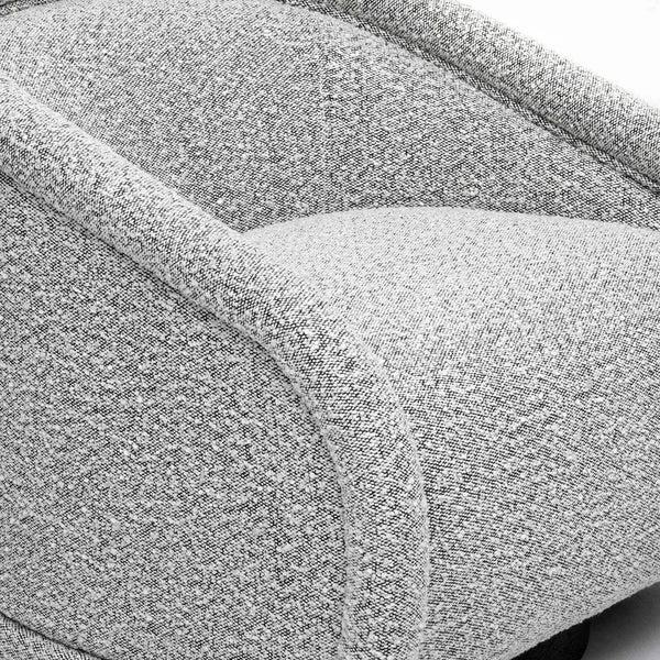 Home Fashion Rory Swivel Chair Grey Boucle