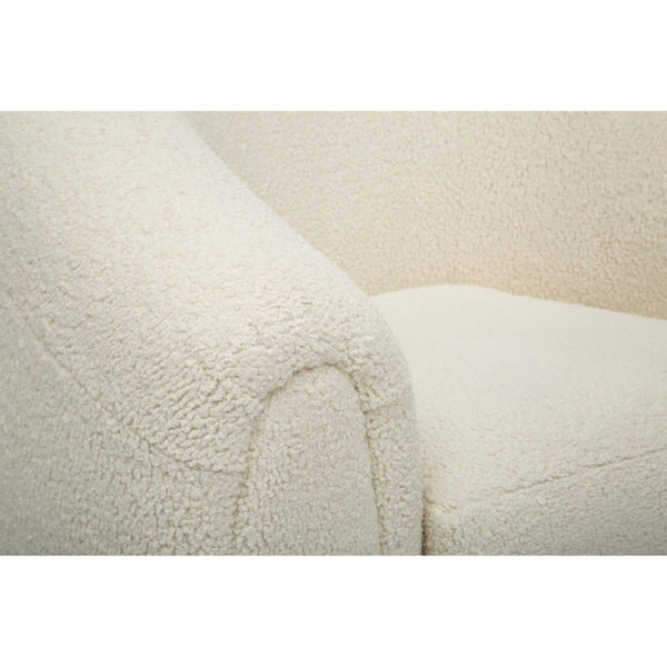 Home Fashion Rouen Swivel Chair Sheepskin Natural