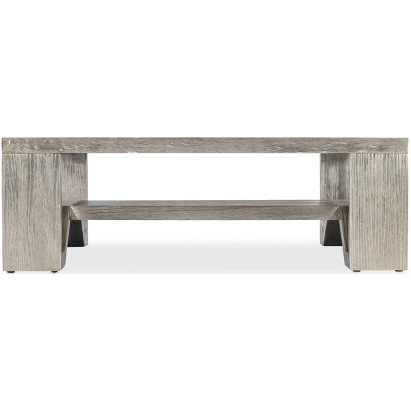 Home Fashion Saber Cocktail Table Silver Leaf