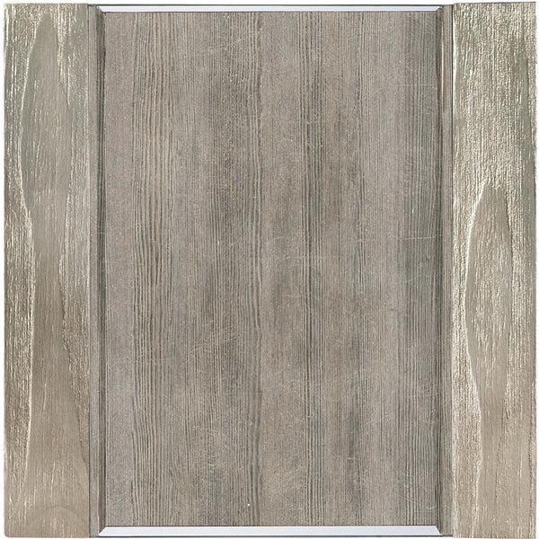 Home Fashion Saber End Table Silver Leaf