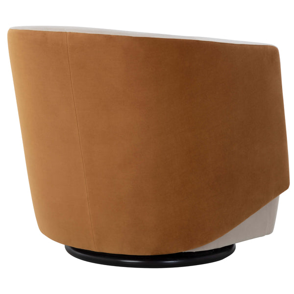 Home Fashion Sarina Swivel Chair Meg Taupe