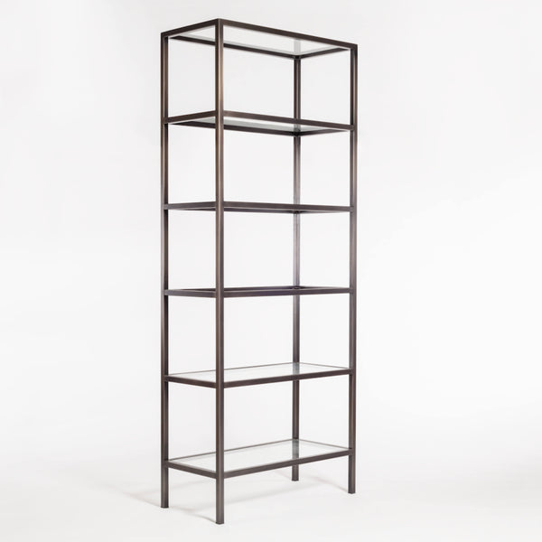 home fashion Sawyer Bookshelf Gunmetal