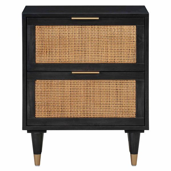 Home Fashion Sierra Nightstand Noir