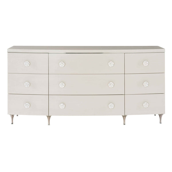 Home Fashion Silhouette 9 Drawer Dresser Eggshell