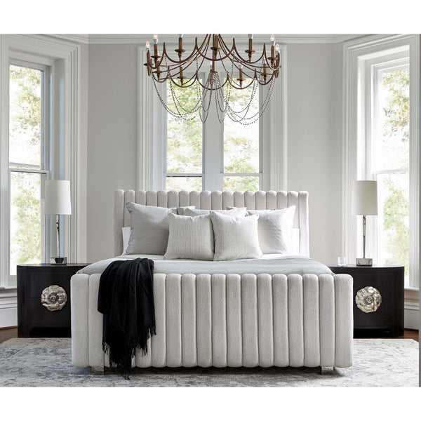 Home Fashion Silhouette Channeled Panel Bed