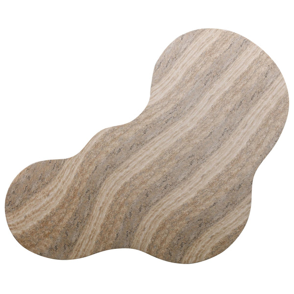 Home Fashion Slab Coffee Table Faux Travertine