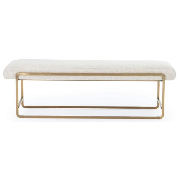 Home Fashion Sled Bench Thames Cream By Four Hands