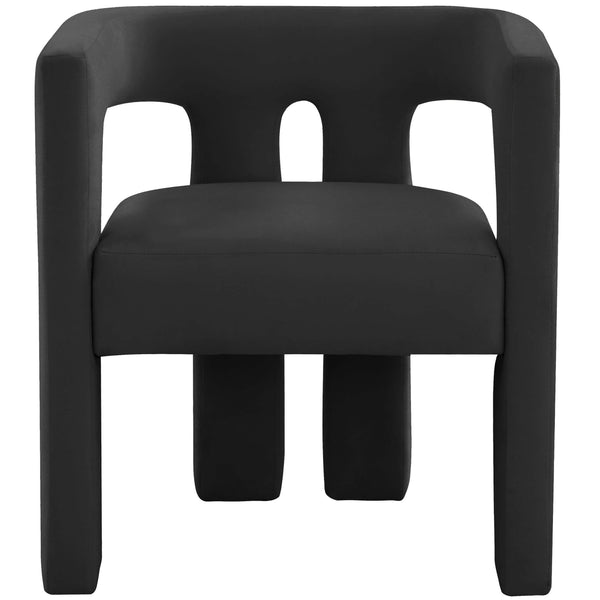 Home Fashion Sloane Velvet Chair Black