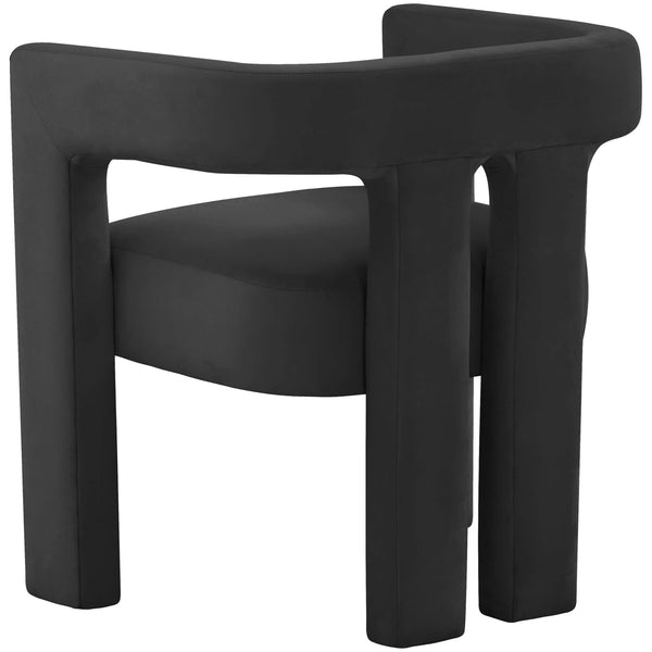 Home Fashion Sloane Velvet Chair Black