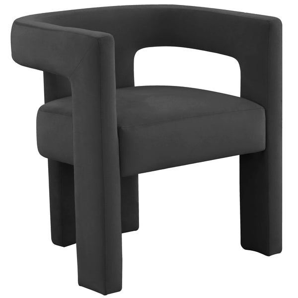 home fashion Sloane Velvet Chair Black
