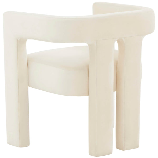 Home Fashion Sloane Velvet Chair Cream