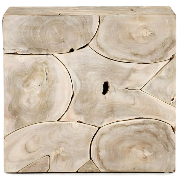Home Fashion Sorrento End Table Bleached